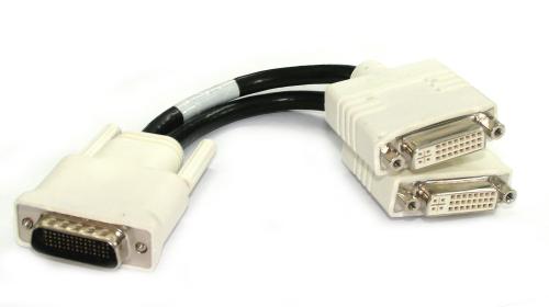 DMS-59 Pin M to 2xDVI F Short Cable
